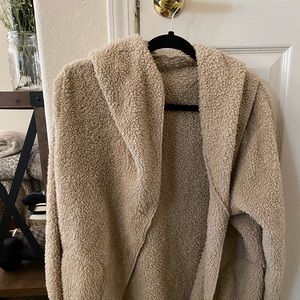 Cozy teddy cardigan